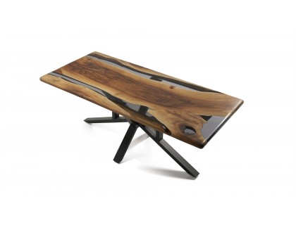 Ceviz tek parça masa epoxy .